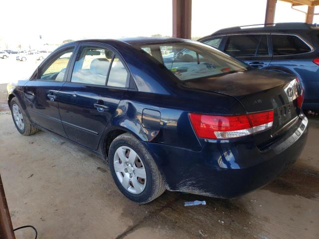 5NPET46C36H171620 - 2006 HYUNDAI SONATA GL BLUE photo 2