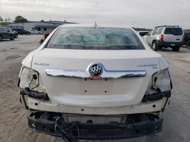 1G4GE5EV7AF214981 - 2010 BUICK LACROSSE CXS WHITE photo 6