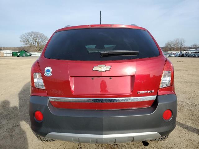 3GNAL2EK2ES657794 - 2014 CHEVROLET CAPTIVA LS RED photo 6