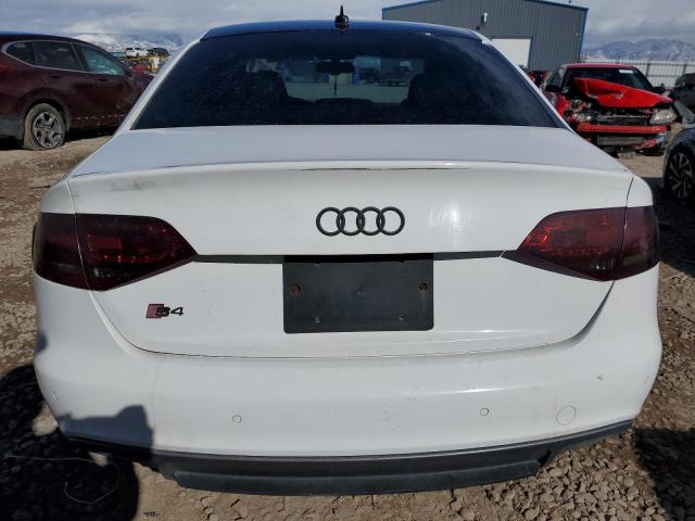 WAUBGAFLXBA134696 - 2011 AUDI S4 PREMIUM PLUS WHITE photo 6