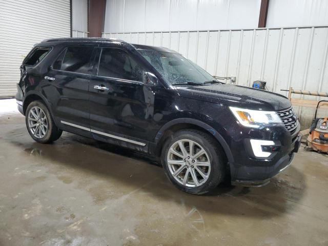 1FM5K8F86HGA17007 - 2017 FORD EXPLORER LIMITED BLACK photo 4