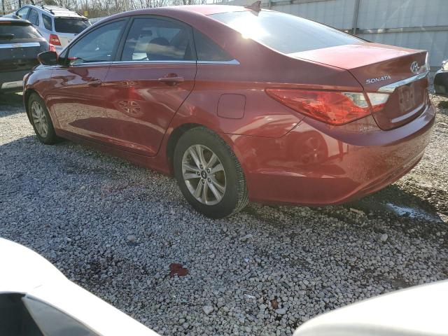 5NPEB4AC4BH116517 - 2011 HYUNDAI SONATA GLS RED photo 2