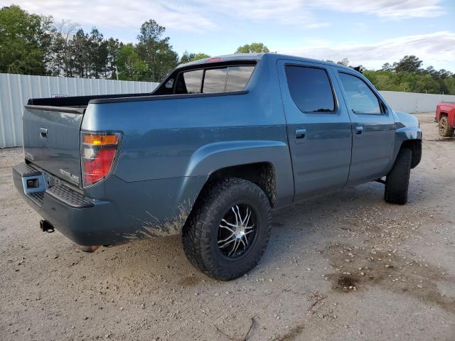 2HJYK16487H545586 - 2007 HONDA RIDGELINE RTS BLUE photo 3