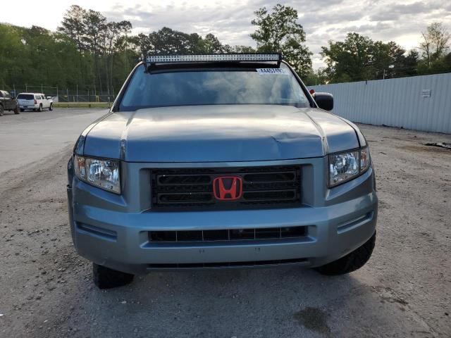 2HJYK16487H545586 - 2007 HONDA RIDGELINE RTS BLUE photo 5