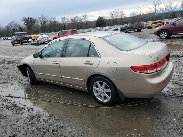 1HGCM66534A099194 - 2004 HONDA ACCORD EX BEIGE photo 2