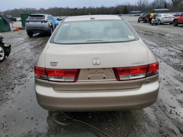 1HGCM66534A099194 - 2004 HONDA ACCORD EX BEIGE photo 6