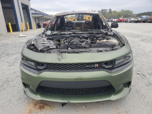 2C3CDXGJ0MH557022 - 2021 DODGE CHARGER SCAT PACK GREEN photo 5