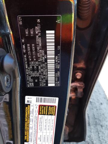 5TDGZRBH7MS117718 - 2021 TOYOTA HIGHLANDER XLE BLACK photo 14