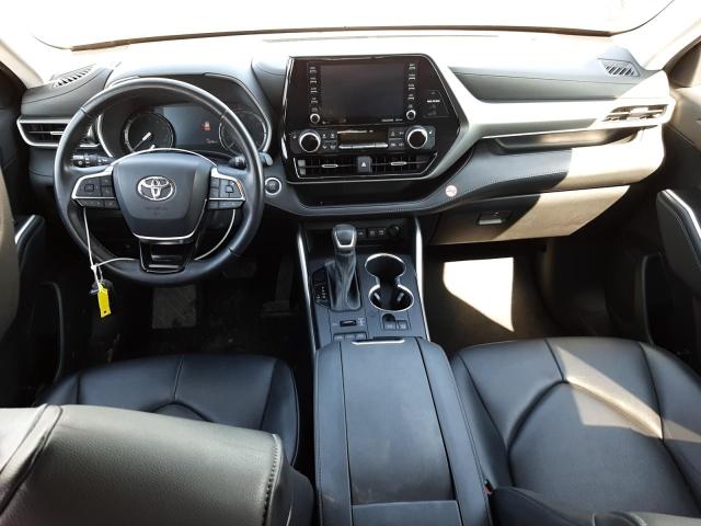 5TDGZRBH7MS117718 - 2021 TOYOTA HIGHLANDER XLE BLACK photo 8