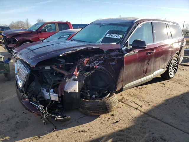 5LM5J7XC3MGL07387 - 2021 LINCOLN AVIATOR RESERVE RED photo 1