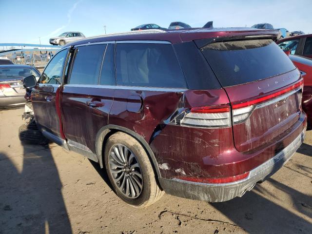 5LM5J7XC3MGL07387 - 2021 LINCOLN AVIATOR RESERVE RED photo 2