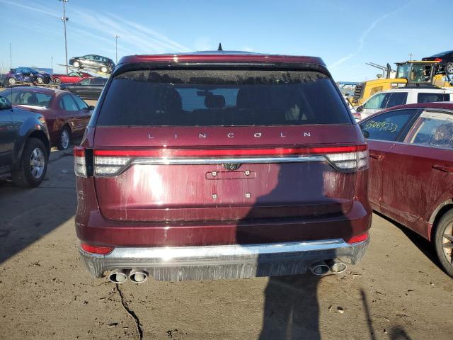 5LM5J7XC3MGL07387 - 2021 LINCOLN AVIATOR RESERVE RED photo 6