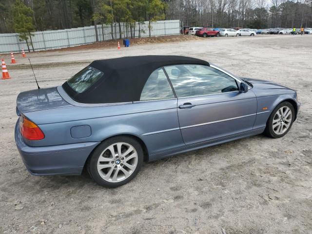 WBABS53401JU88583 - 2001 BMW 330 CI BLUE photo 3