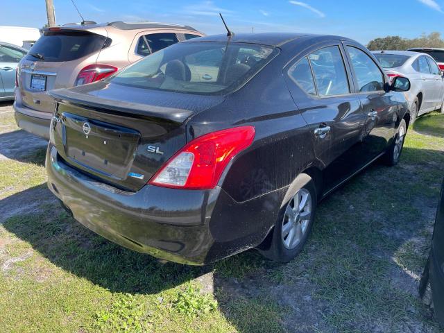 3N1CN7AP9CL863361 - 2012 NISSAN VERSA S BLACK photo 4