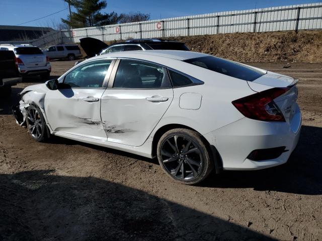 2HGFC2F82LH533964 - 2020 HONDA CIVIC SPORT WHITE photo 2