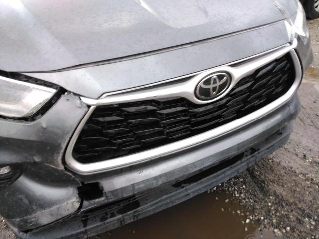 5TDBZRBH1MS072365 - 2021 TOYOTA HIGHLANDER L GRAY photo 7