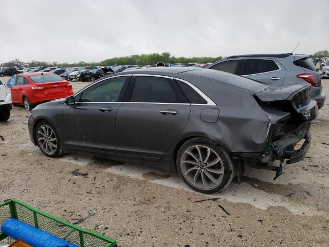 3LN6L5E90JR628188 - 2018 LINCOLN MKZ RESERVE CHARCOAL photo 2