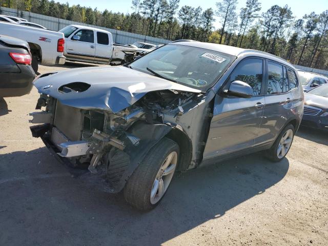 5UXWZ7C54H0U45481 - 2017 BMW X3 SDRIVE28I GRAY photo 1