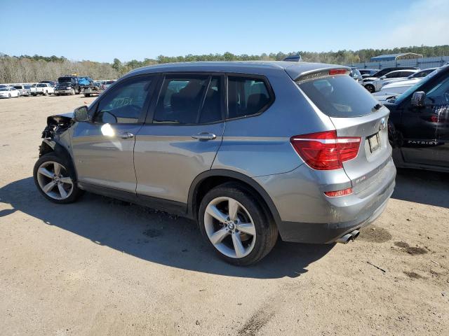 5UXWZ7C54H0U45481 - 2017 BMW X3 SDRIVE28I GRAY photo 2