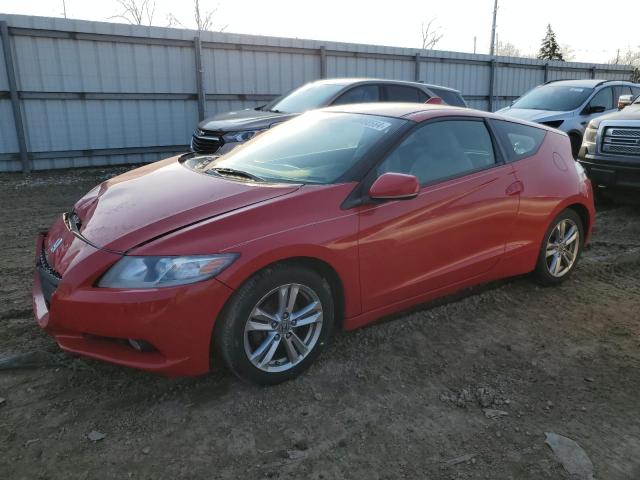 JHMZF1D66BS006742 - 2011 HONDA CR-Z EX RED photo 1