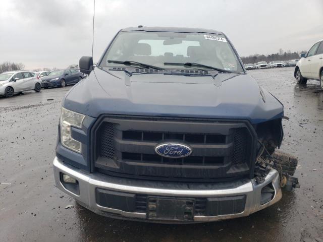 1FTEW1CF9GFB18842 - 2016 FORD F150 SUPERCREW BLUE photo 5