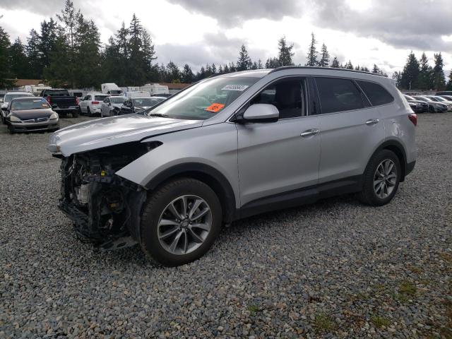 KM8SMDHF8KU307288 - 2019 HYUNDAI SANTA FE X SE SILVER photo 1