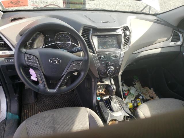 KM8SMDHF8KU307288 - 2019 HYUNDAI SANTA FE X SE SILVER photo 8