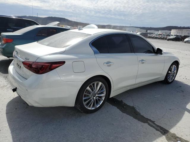 JN1EV7BR6MM754291 - 2021 INFINITI Q50 LUXE WHITE photo 3