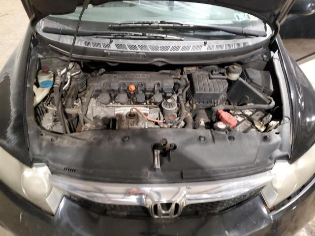 2HGFA1F90AH562112 - 2010 HONDA CIVIC EXL შავი ფოტო 11