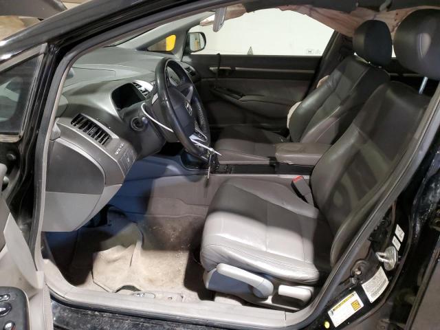 2HGFA1F90AH562112 - 2010 HONDA CIVIC EXL შავი ფოტო 7