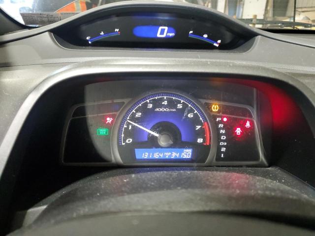 2HGFA1F90AH562112 - 2010 HONDA CIVIC EXL შავი ფოტო 9