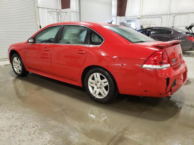 2G1WG5E32C1150831 - 2012 CHEVROLET IMPALA LT RED photo 2