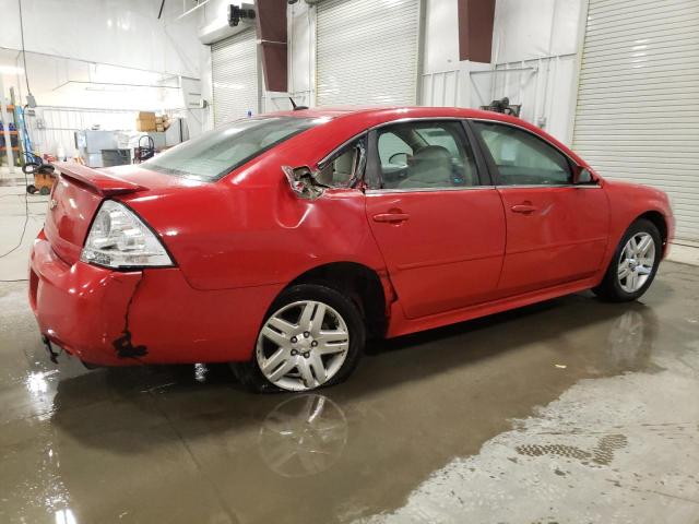 2G1WG5E32C1150831 - 2012 CHEVROLET IMPALA LT RED photo 3