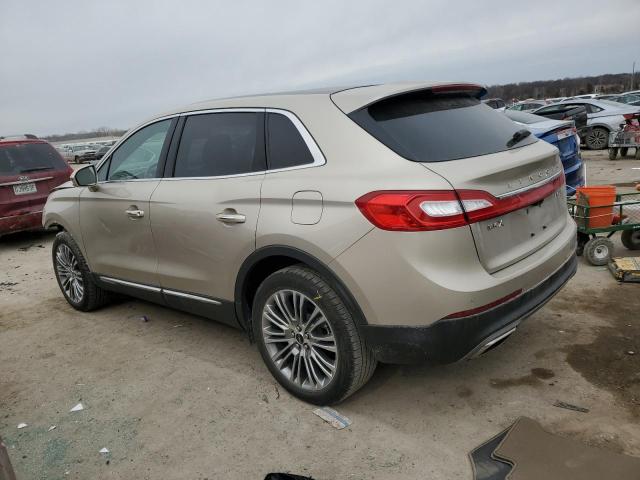 2LMPJ8LR5HBL13690 - 2017 LINCOLN MKX RESERVE TAN photo 2