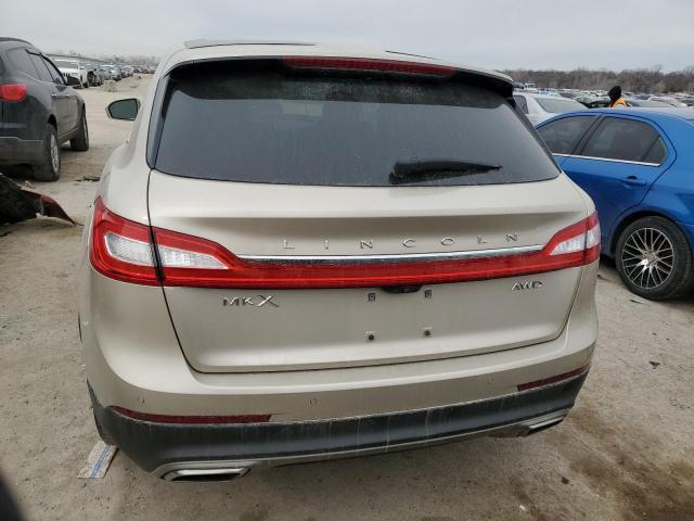 2LMPJ8LR5HBL13690 - 2017 LINCOLN MKX RESERVE TAN photo 6