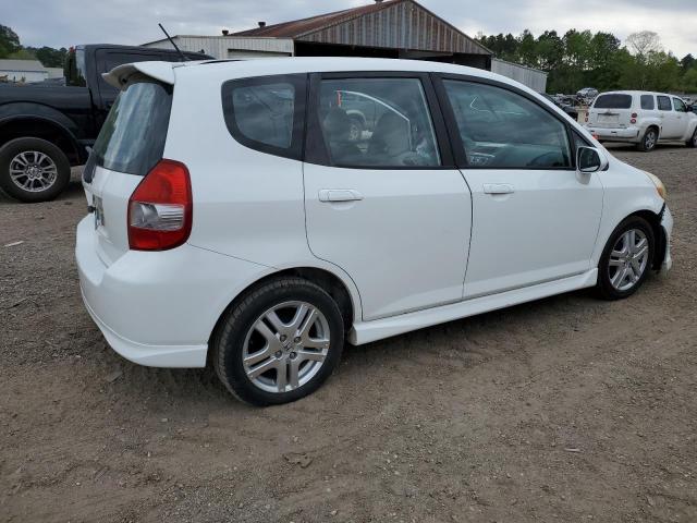 JHMGD38657S061855 - 2007 HONDA FIT S 白色 照片 3