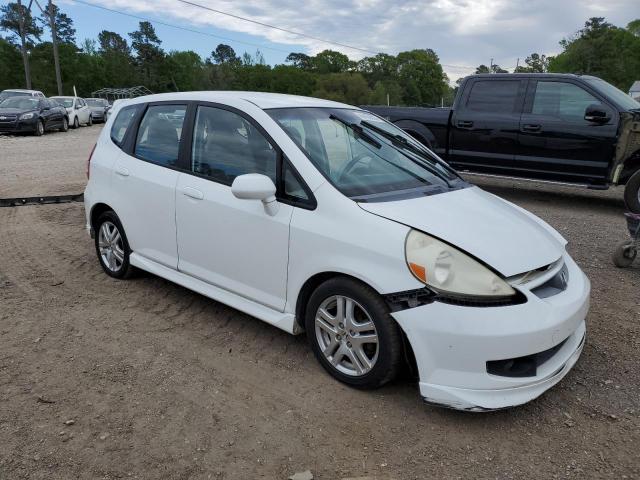 JHMGD38657S061855 - 2007 HONDA FIT S 白色 照片 4