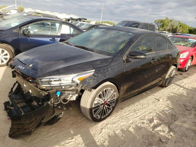 3KPF44AC2NE473881 - 2022 KIA FORTE GT BLACK photo 1