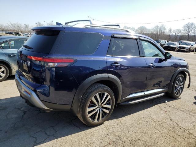 5N1DR3DK3NC240438 - 2022 NISSAN PATHFINDER PLATINUM BLUE photo 3