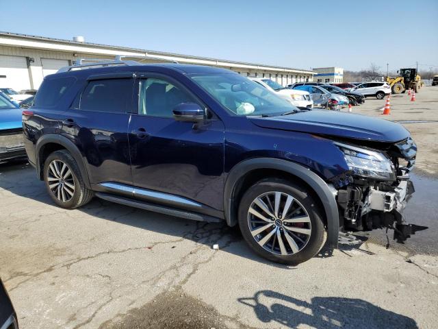 5N1DR3DK3NC240438 - 2022 NISSAN PATHFINDER PLATINUM BLUE photo 4