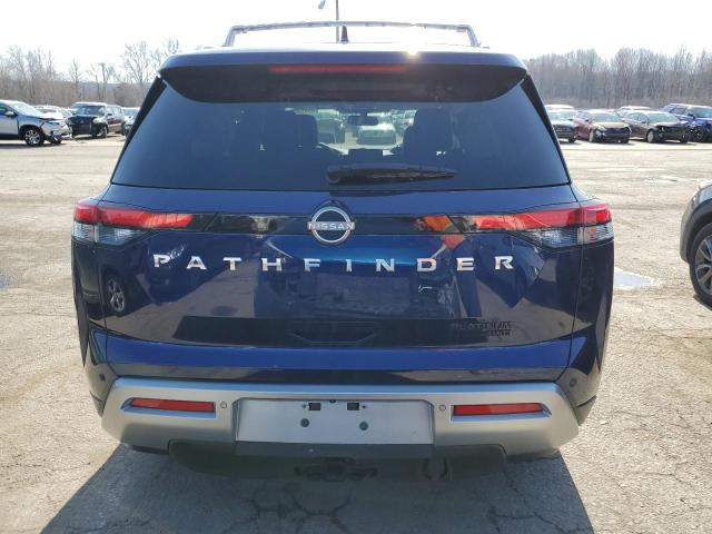 5N1DR3DK3NC240438 - 2022 NISSAN PATHFINDER PLATINUM BLUE photo 6