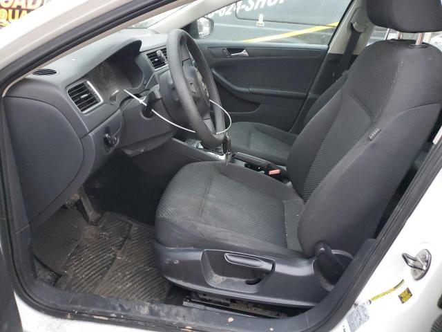 3VW2K7AJ1EM334784 - 2014 VOLKSWAGEN JETTA BASE WHITE photo 7