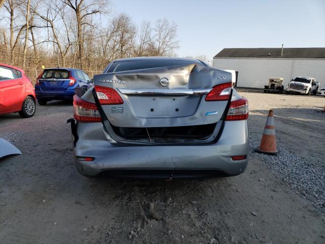 3N1AB7AP8EL667883 - 2014 NISSAN SENTRA S SILVER photo 6