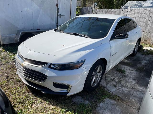 1G1ZC5ST0GF225618 - 2016 CHEVROLET MALIBU LS WHITE photo 2