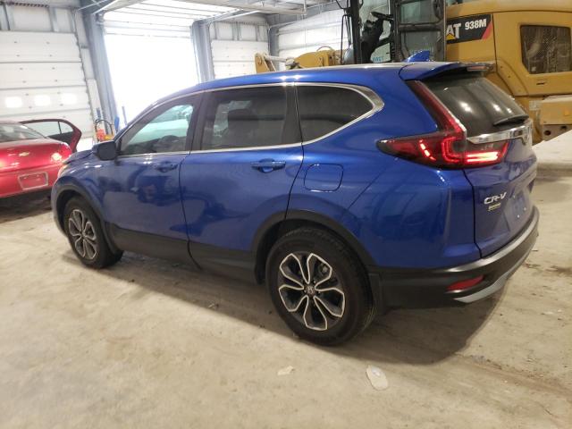 7FARW2H56ME037308 - 2021 HONDA CR-V EX BLUE photo 2