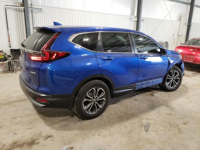 7FARW2H56ME037308 - 2021 HONDA CR-V EX BLUE photo 3