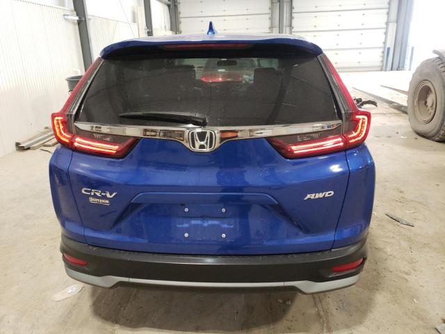 7FARW2H56ME037308 - 2021 HONDA CR-V EX BLUE photo 6