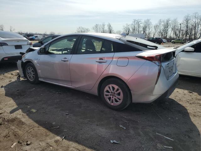 JTDKBRFU9H3033929 - 2017 TOYOTA PRIUS SILVER photo 2