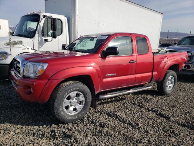 5TEUU42N87Z392757 - 2007 TOYOTA TACOMA ACCESS CAB RED photo 1