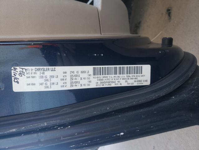 2A8HR54P48R709442 - 2008 CHRYSLER TOWN & COU TOURING ლურჯი ფოტო 13